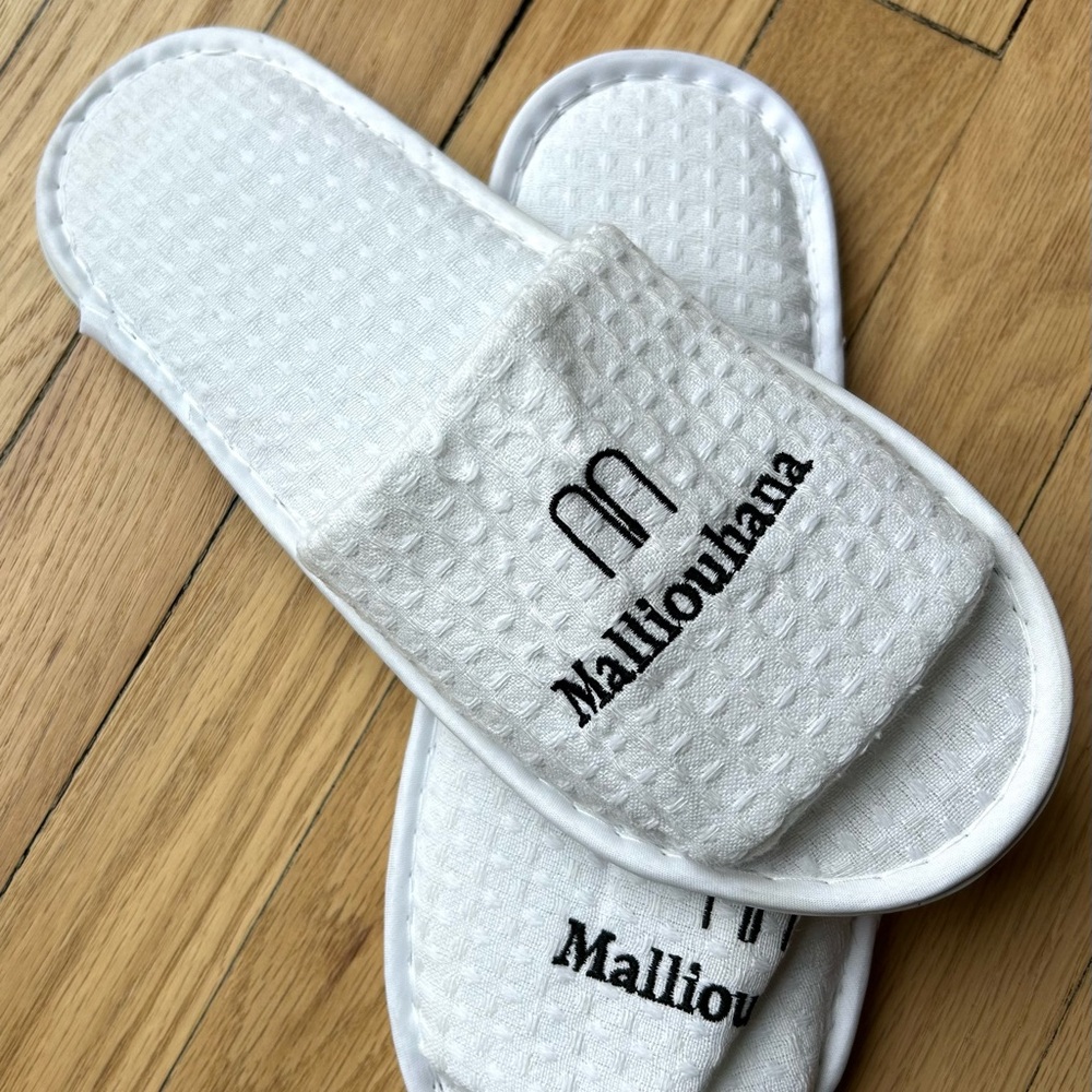Malliouhana White Slippers